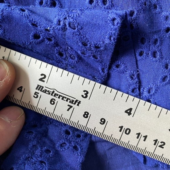 Smart Set Women's Purple 3" Shorts Lined Lace Hole Design Size‎ 6 - Picture 10 of 12